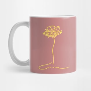 cosmos gold Mug